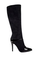 Bota Mujer Haikou Negro Gamuza