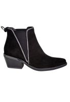 Botín Cuero Cardiff Negro