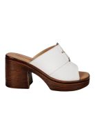 Sandalia Cuero Wilany Blanco