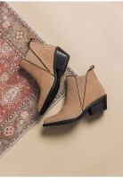 Botín Cuero Cardiff Camel