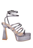 Sandalia Safiye Plateado