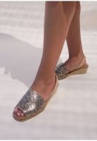 Sandalia Cuero Anika Bronce