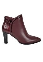 Botín Cuero Ineta Burdeo