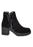 Botín Cuero Manier Negro