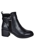 Botín Cuero Dashiel Negro