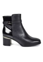 Botín Cuero Anina Negro