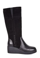 Bota Cuero Celina Negro
