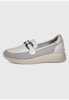 Mocasín Cuero Zully Beige