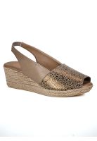 Sandalia Cuero Susanne Beige Cobre