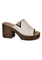 Sandalia Cuero Artis Beige