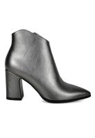 Botín Constantina Plateado