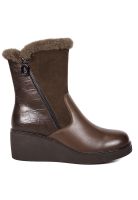 Botín Cuero Danix Café