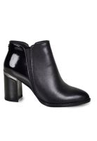 Botín Cuero Ailish Negro