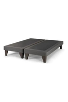 Base Cama Europea Gris Grafito Lino King