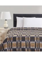 Frazada Térmica Illusions 1.5 Plaza 80% Algodón 160x210cm Gris