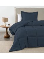 Plumón 1.5 Plazas Liso Softwash Piedra 185x250