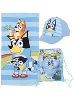 Toalla De Playa Infantil Con Bolso 70x140 + Jockey Mashini