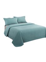 Quilt Atenas 2 Plazas Illusions Diseño Moderno Aqua