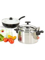 Olla A Presión Línea Fast Cook De 9 Litros Marca Doral