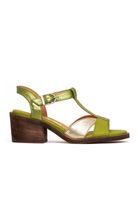 Sandalia Mujer / Sauco Verde Niquel