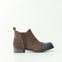 Botin Mujer / Verdecillo Cafe Gris