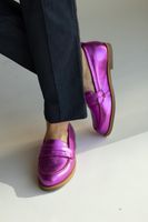 Mocasin Mujer / Coligue Fucsia