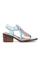 Sandalia Mujer / Guanay Metalico Celeste