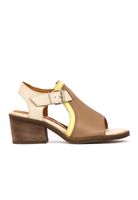 Sandalia Mujer / Guanay Cafe Amarillo