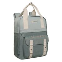 Mochila Mujer Moda Omega Bordado Menta Head