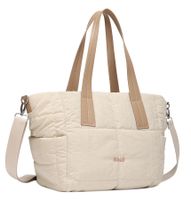 Cartera Tote Lauren Grande Beige Calu