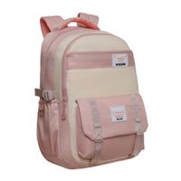 Mochila Mujer Kawaii Venza Color Block Rosado Head