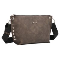 Cartera Bandolera Adisa PU Desgastado Café Calu