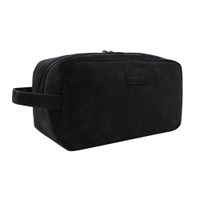 Neceser Retro Tipo Cuero Suede Negro Head