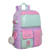 Mochila Mujer Kawaii Fusion Color Block Pastel Head