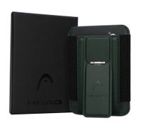 Billetera Tarjetero Elástico Magnético Boxter Verde Head