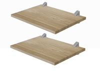 REPISAS CONCEPT40 ROBLE PACK x2