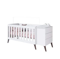 CUNA CON CAJONERA ENCANTO BLANCO