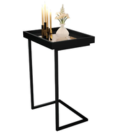 MESA AUXILIAR LUXOR NEGRO