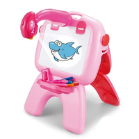 PIZARRA LUMINOSA LEARNING ROSADA 4 EN 1