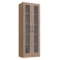 VITRINA 2 PUERTAS DE VIDRIO CASTAÑO EMOVELL