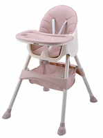 SILLA DE COMER VIENNA ROSADA