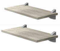 REPISAS CONCEPT60 GRIS PACKx2