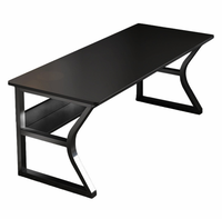 ESCRITORIO GAMER METAL NEGRO