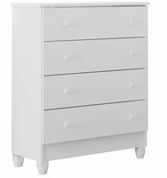 COMODA BLANCO MEL 4 CAJONES