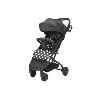 COCHE ULTRA COMPACTO AZUL PUNTOS BLANCOS