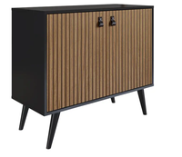 BUFFET AMBER 2 PU/NEGRO