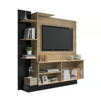 CENTRO ENTRETENCION RACK VERONA NEGRO/ARCILLA