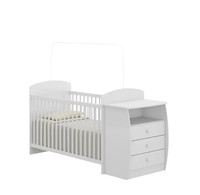 CUNA COMODA P/COLCHON 1,3X0,6X0,12 BLANCO