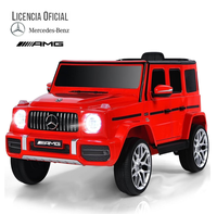 AUTO A BATERIA JEEP MERCEDES G63 ROJO