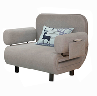 SOFA/MINI CAMA INFANTIL GRIS 80CM